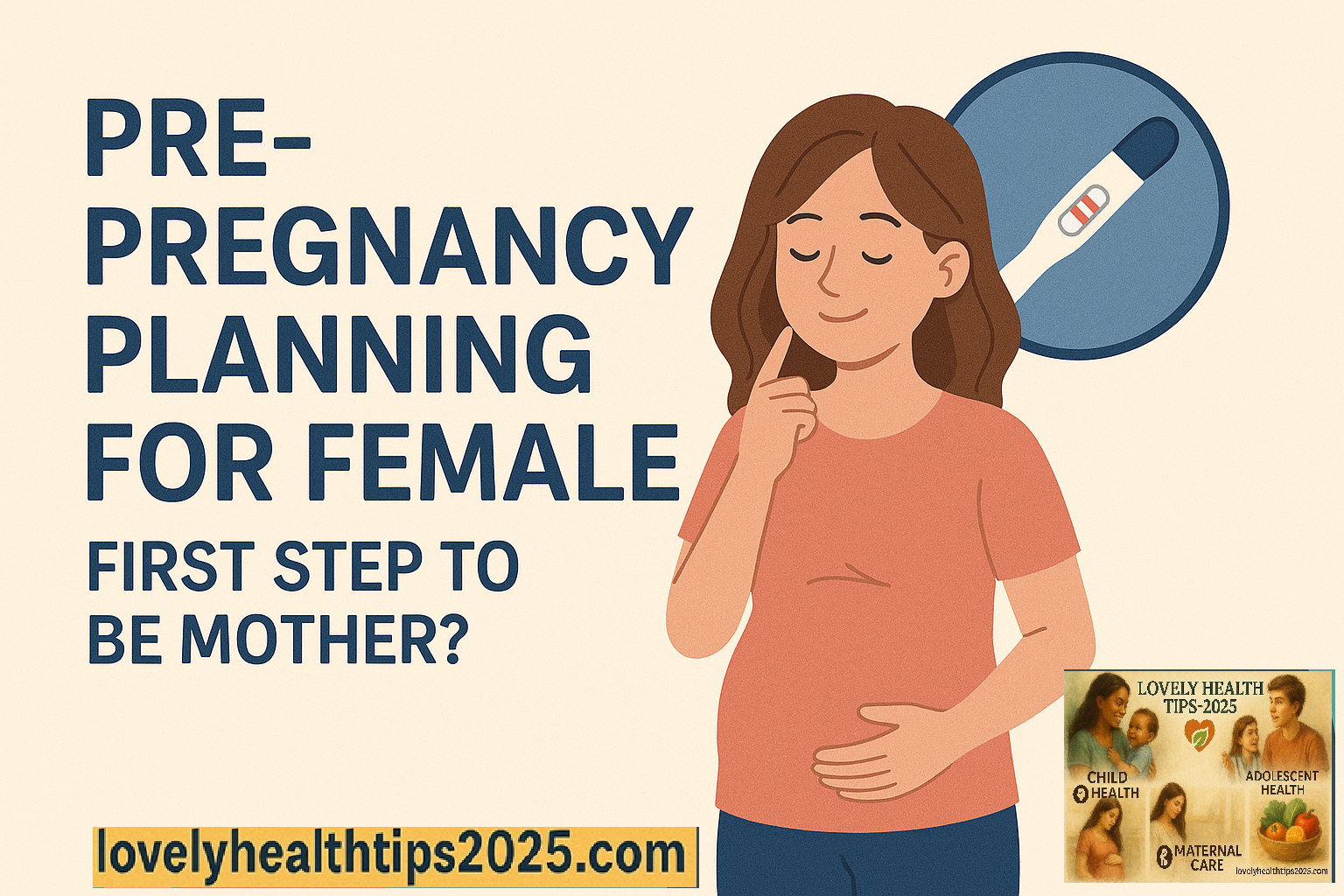 Pre pregnancy planning for female