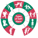 Mental Well-being in Adolescents: Types of self-harm