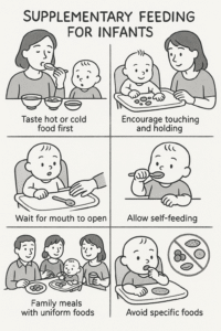 Supplementary feeding for infants