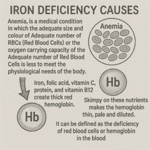 Iron Deficiency Causes Anemia