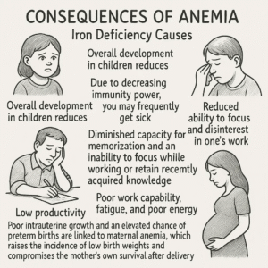 Iron Deficiency Causes Anemia