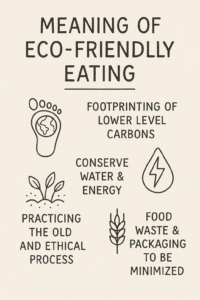 Eco friendly eating