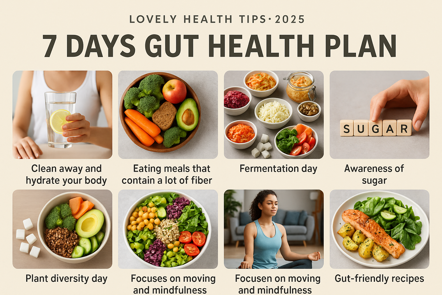 Gut health plan