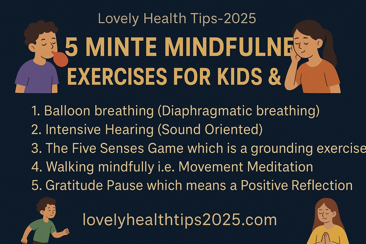 Mindfulness Exercises for Kids