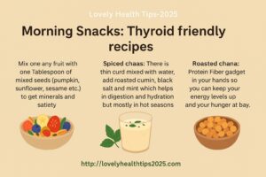 Thyroid friendly recipes. Morning Snacks